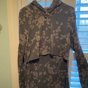 Latched Mama Nursing Hoodie Floral